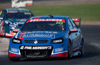Cameron Mcconville jumped behind the #222 Commodore at Winton