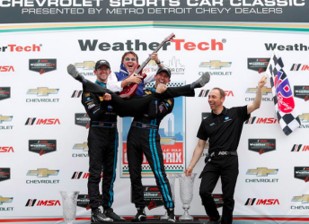 Jordan and Ricky Taylor enjoy victory at Belle Isle