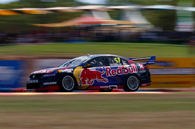 Shane van Gisbergen ended practice third