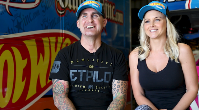 Matt Mingay and wife Sheena