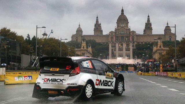 Tanak mastered the wet Barcelona streets
