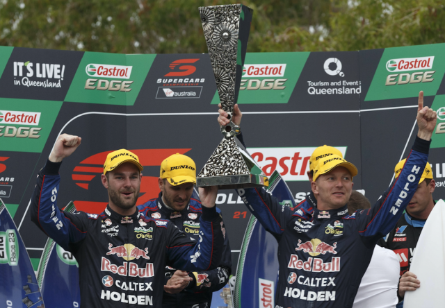 Van Gisbergen and Premat with the Pirtek Enduro Cup