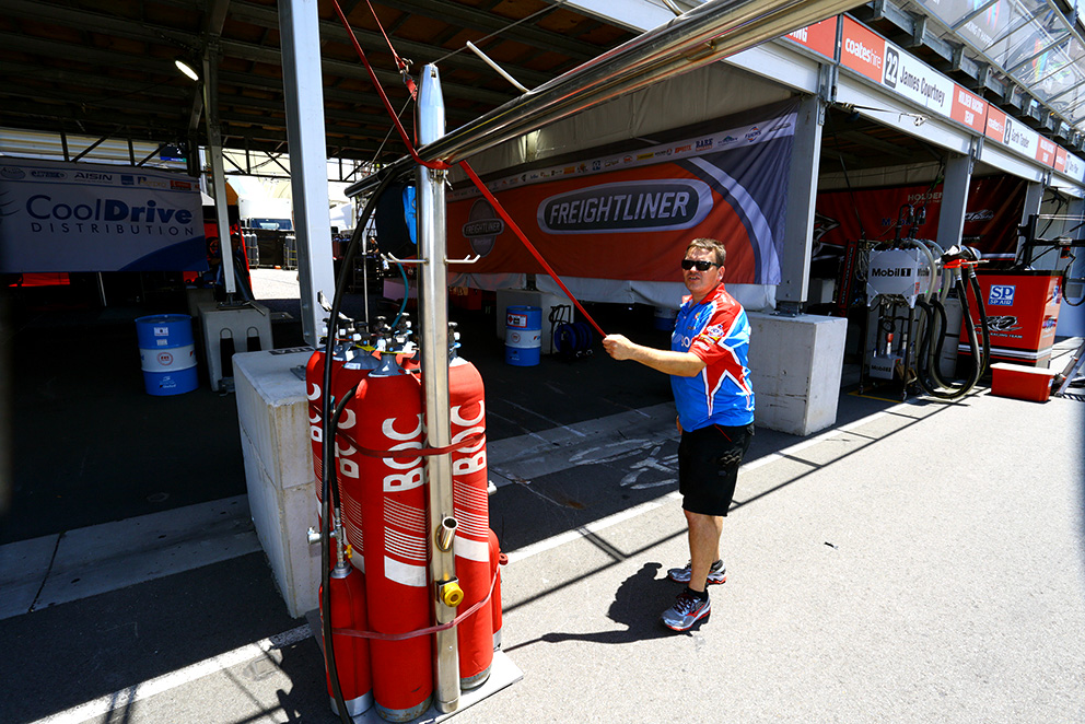 GALLERY Coates Hire Sydney 500 setup Speedcafe