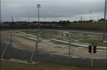 On the other hand, Perth Motorplex has been lashed by heavy rain