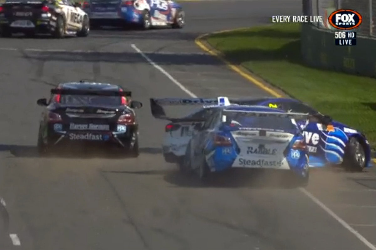 Jacobson had 'nowhere to go' in Jones crash - Speedcafe