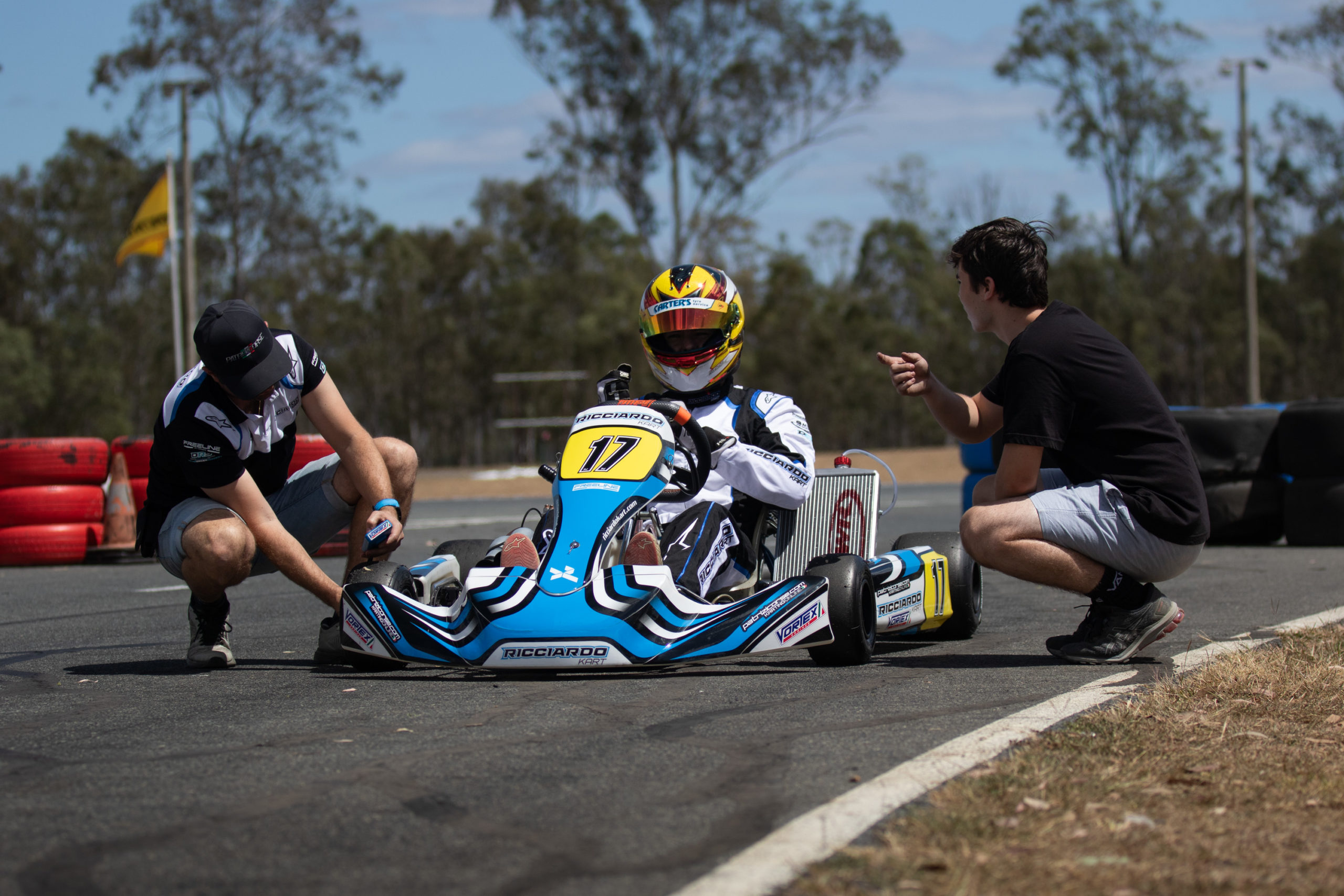 GALLERY Supercars drivers at the Ipswich Kart Club