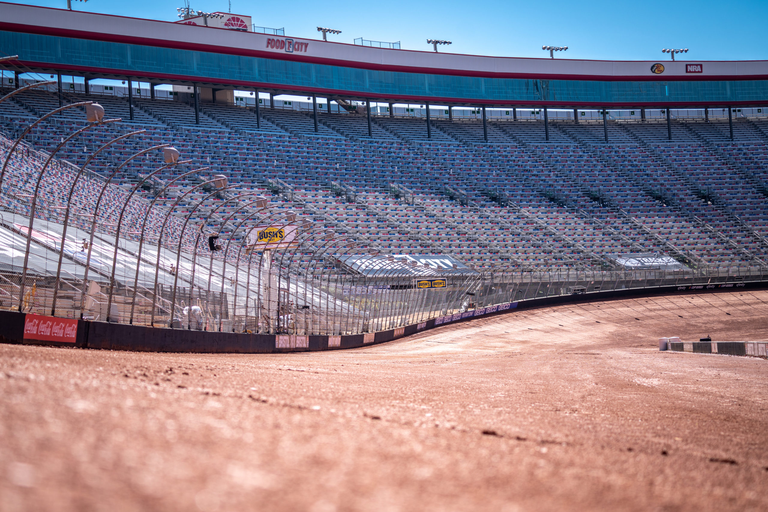 GALLERY NASCAR on the dirt at Bristol Speedcafe