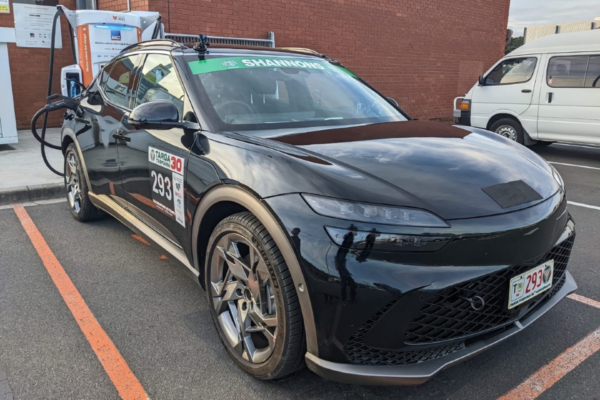 The electric car taking on Targa Tasmania