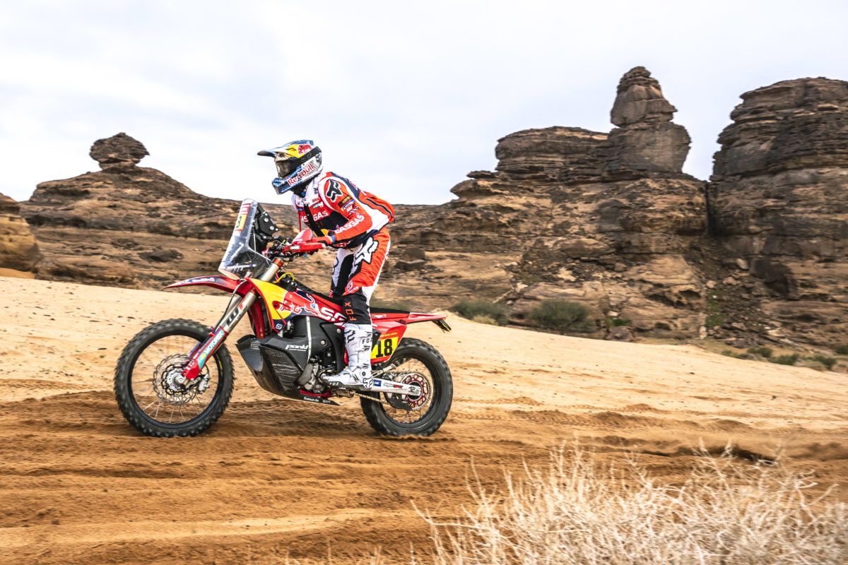 Daniel Sanders is still classified the winner of Dakar Stage 3 but has lost the overall lead
