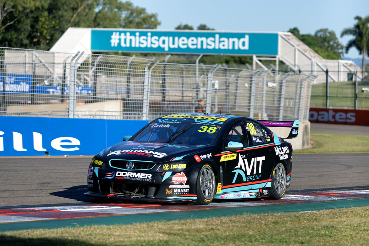 Cameron Crick in Super2 in 2022